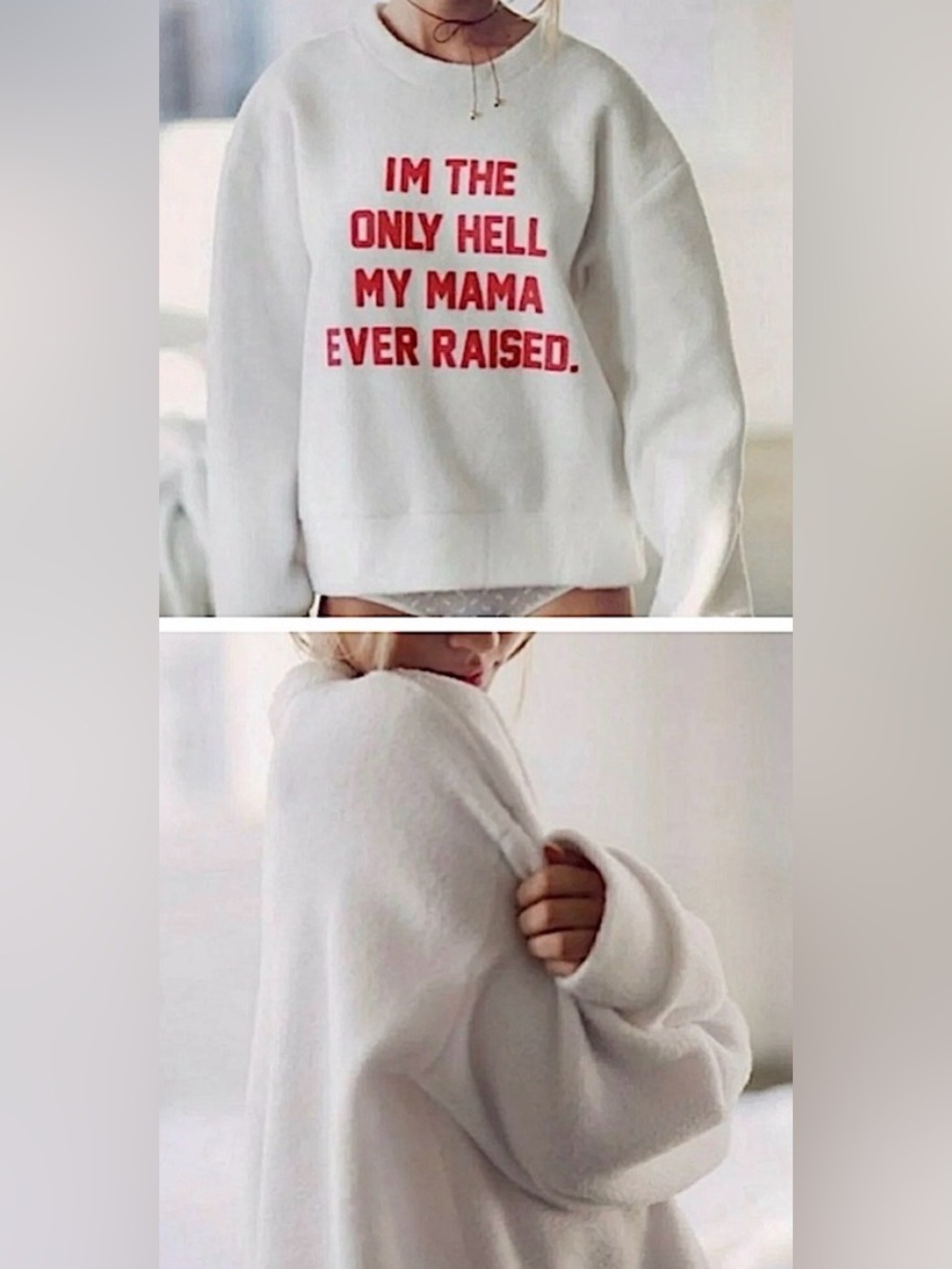 NWT Daydream Nation Oversized Super Soft And Cute Sweatshirt
